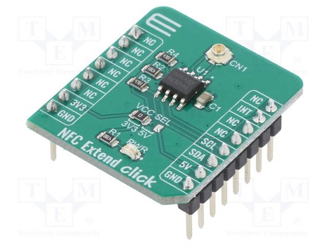 Click board; RFID; I2C; ST25DV16K; mikroBUS connector; 3.3/5VDC