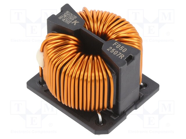 Inductor: wire with current compensation; THT; 17.8mH; 32.6mΩ