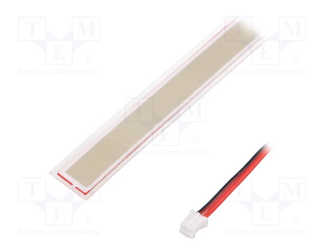 EL tape; L: 1000mm; Colour: red; 110V; -30÷70°C; 35cd/m2