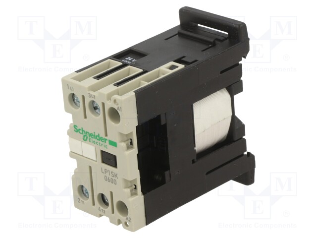 Contactor, DIN Rail, 690 VAC, DPST-NO, 2 Pole