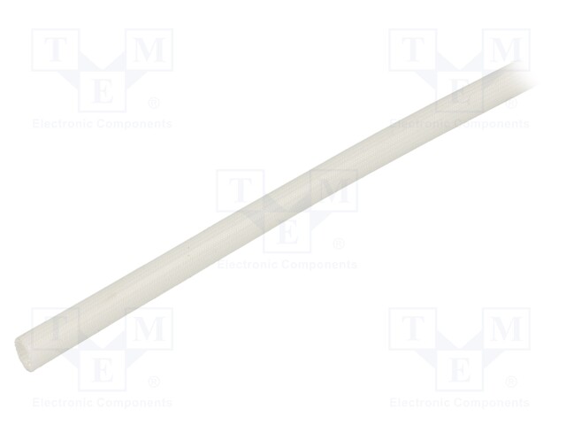 Insulating tube; Mat: glass fibre coated  with silicone rubber