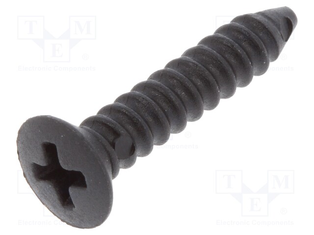 Screw; 10pcs; Audi; OEM: 811864809; L: 18mm; plastic; black; 3,9x18