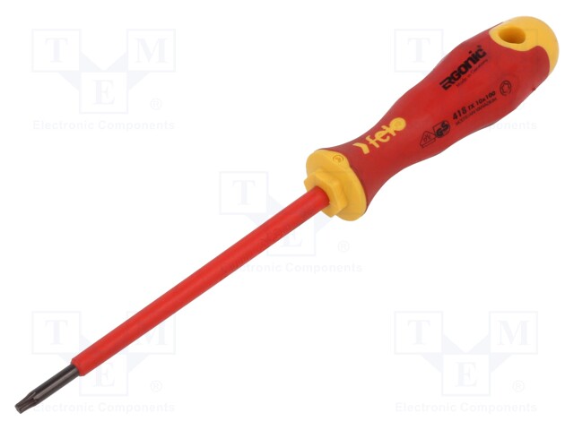 Screwdriver; insulated; Torx®; TX10; ERGONIC®