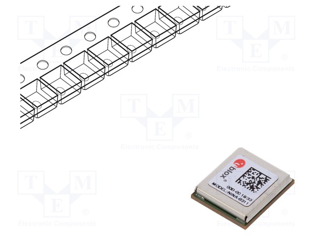 Module: Bluetooth Low Energy; GPIO,UART; SMD; Dim: 10x11.6x2.2mm