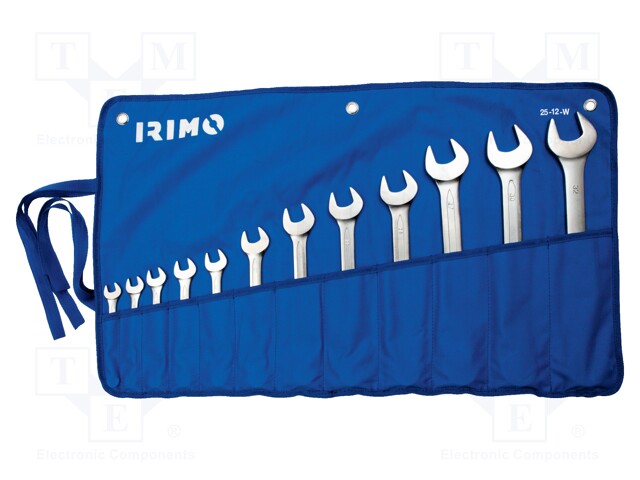 Wrenches set; combination spanner; case; 12pcs.