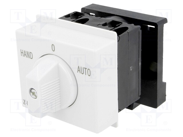 Module: rotary switch; 20A; Mounting: DIN; IP20; 250VAC; 52x65x60mm