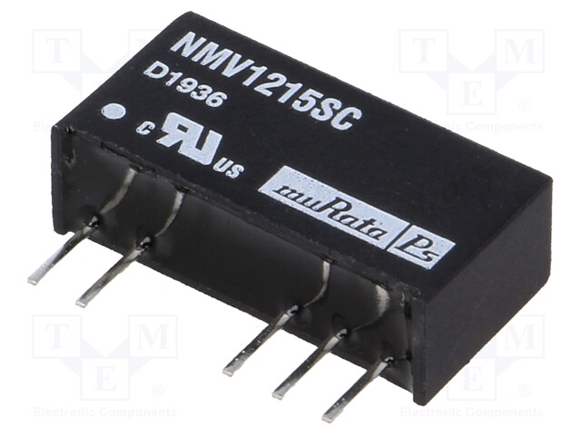 Converter: DC/DC; 1W; Uin: 10.8÷13.2V; Uout: 15VDC; Uout2: -15VDC