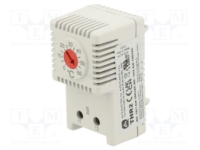 Sensor: thermostat; NC; 10A; 250VAC; screw terminals; 61x34x35mm