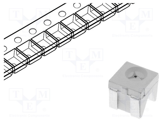 LED; SMD; 4040; green; 55÷120mcd; 4x3.6x4mm; 90°; 2.1÷2.5V; 20mA