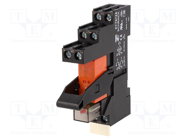 Relay: interface; DPDT; Ucoil: 24VDC; 8A; 8A/250VAC; 8A/30VDC