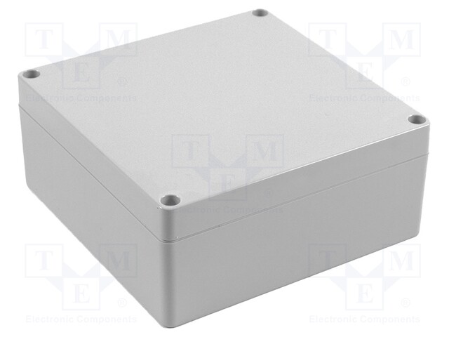 Enclosure: multipurpose; X: 140mm; Y: 140mm; Z: 60mm; 1554; grey; IP68