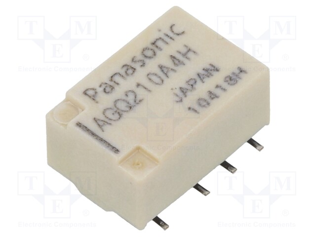 Relay: electromagnetic; DPDT; Ucoil: 3VDC; 0.3A/125VAC; 2A/30VDC