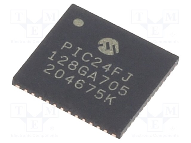 PIC microcontroller; Memory: 64kB; SRAM: 16384B; 2÷3.6VDC; SMD