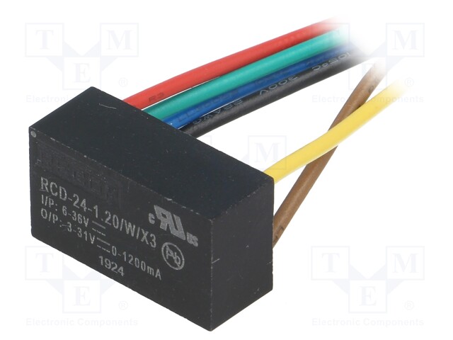 Converter: DC/DC; Uin: 6÷36V; Uout: 3÷31VDC; Iout: 1200mA; 6.8g