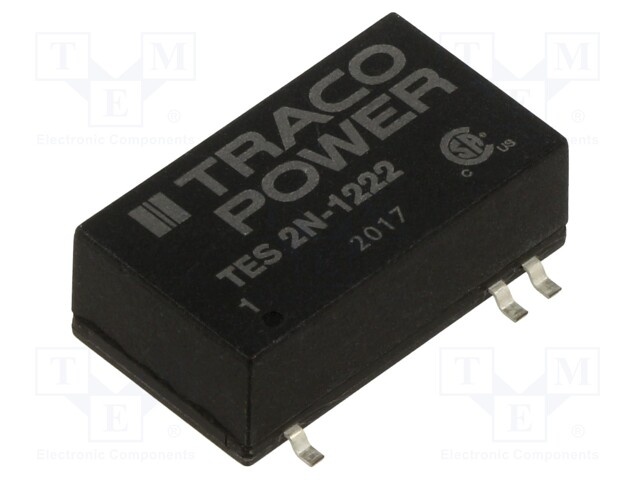 Converter: DC/DC; 2W; Uin: 9÷18V; Uout: 12VDC; Uout2: -12VDC; SMD