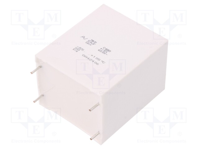 Capacitor: polypropylene; DC-Link; 50uF; ESR: 2mΩ; C4AQ; THT; ±5%