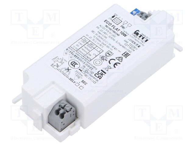 Power supply: switched-mode; LED; 30÷42VDC; 90÷240mA; 220÷240VAC