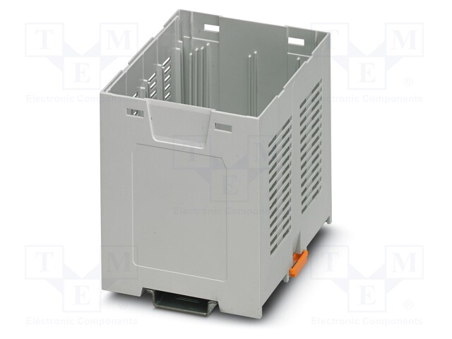 Enclosure: enclosure base; 90mm; ABS; grey; UL94HB; Series: EH 90