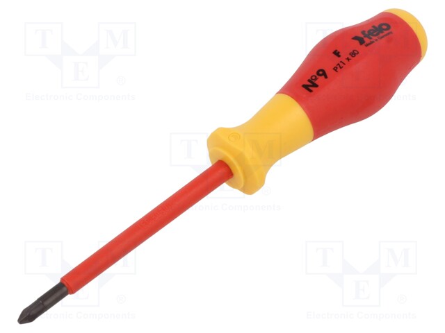 Screwdriver; insulated; Pozidriv®; PZ1