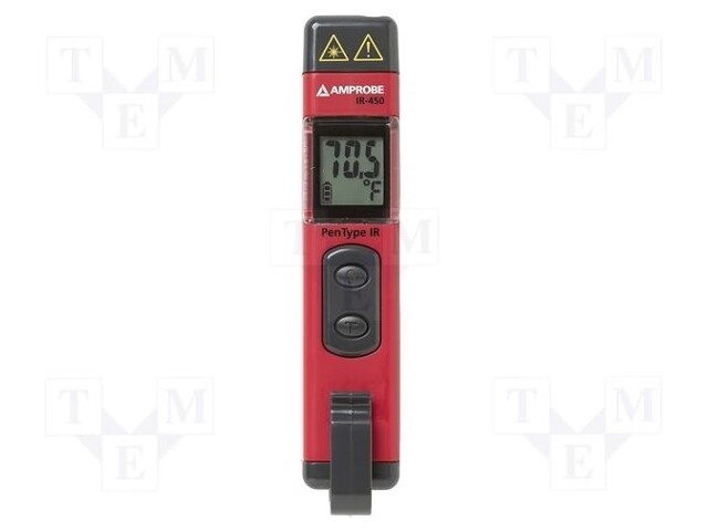 Infrared thermometer; LCD; -30÷500°C; Accur.(IR): ±1°C; 0.5s