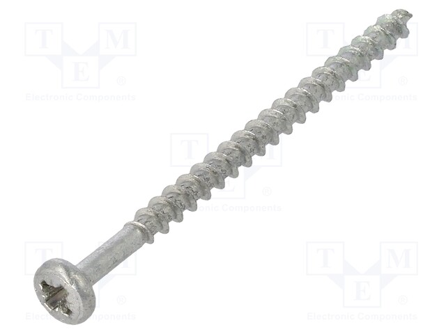 Screw; SPAX®; 4x60; Head: cheese head; Pozidriv; steel; zinc; BN: 615