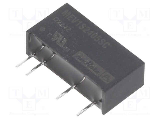 Isolated Board Mount DC/DC Converter, 3kV Isolation, ITE, 1 Output, 1 W, 5 V, 200 mA