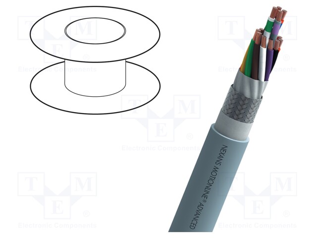 Wire; MOTIONLINE® ADVANCED,MOVETRONIC C PVC; 12x0,34mm2; PVC