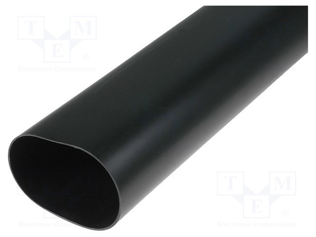 Heat shrink sleeve; 3.5: 1; 85mm; L: 1m; black; Wall thick: 4.3mm