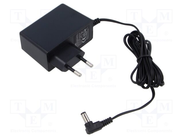 Power supply: switched-mode; mains,plug; 12VDC; 2A; 24W; Plug: EU