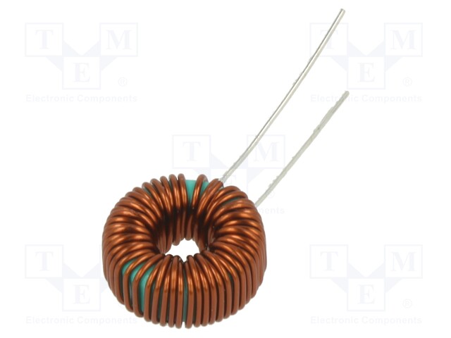 Inductor: wire; THT; 72uH; 2A; 68mΩ; -25÷105°C