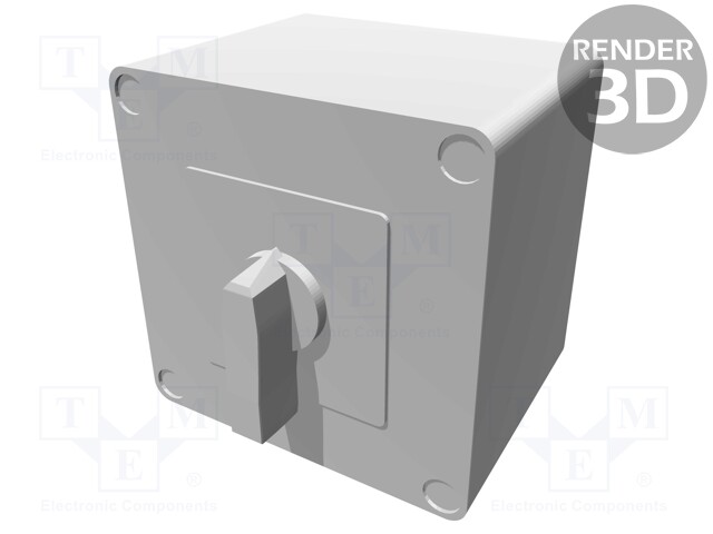 Switch: cam switch; Stabl.pos: 2; 32A; 0-1; Mounting: in housing