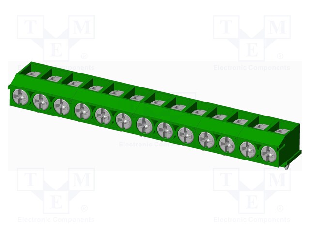 Connector: PCB terminal block; terminal; straight; on PCBs; T3