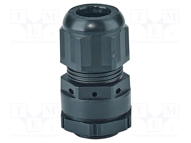 Cable gland; ventilation; M20; 1.5; IP66,IP67; polyamide; black