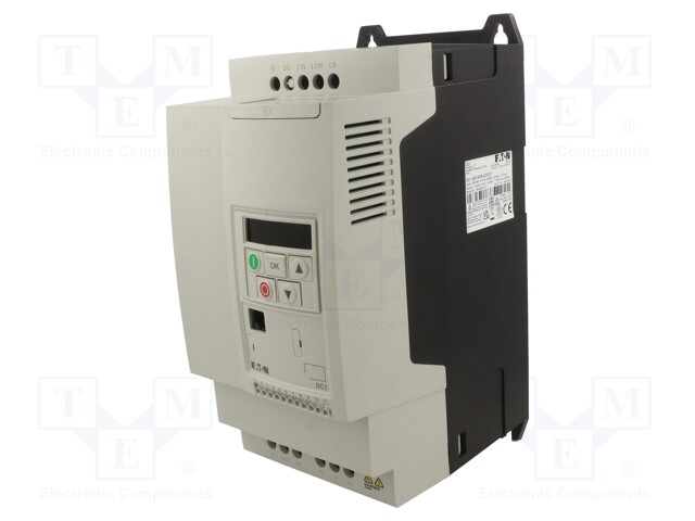 Inverter; Max motor power: 5.5kW; Out.voltage: 3x400VAC; IN: 4