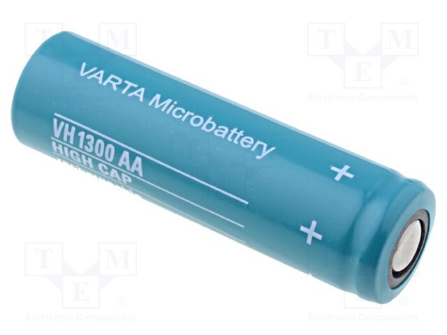 Re-battery: Ni-MH; AA; 1.2V; 1300mAh; Features: low +