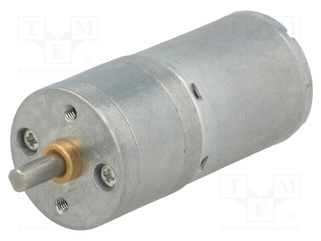 Motor: DC; with gearbox; HP; 12VDC; 5.6A; Shaft: D spring; 210rpm