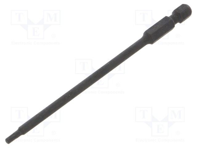 Screwdriver bit; hex key; HEX 2,5mm; Overall len: 110mm