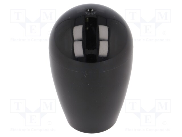 Conical knob; M10; 35mm; black; L: 54.5mm; Base dia: 21mm; Ømax: 34mm