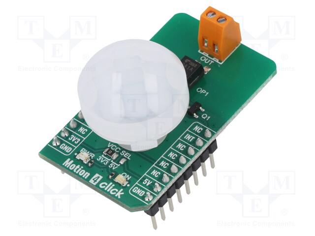 Click board; motion sensor; GPIO; EKMC1603111; 3.3/5VDC