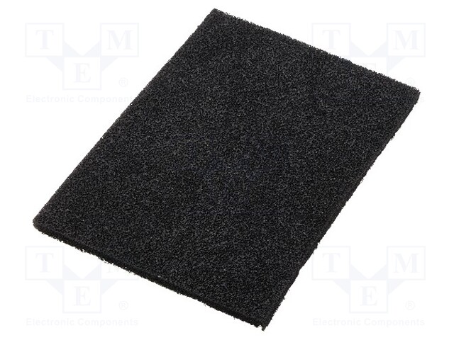 Conductive foam; ESD; L: 1000mm; W: 1000mm; D: 10mm; Features: hard