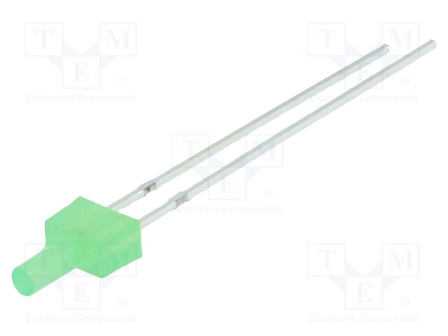 LED; 2mm; yellow green; 68÷100mcd; 90°; Front: flat; 1.8÷2.6V; THT