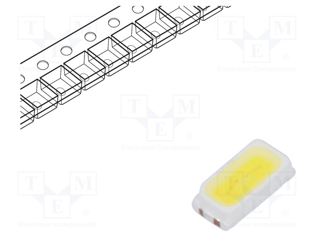 LED; SMD; 3014,PLCC2; white cold; 10÷15lm; 5300-6120K; 80; 120°