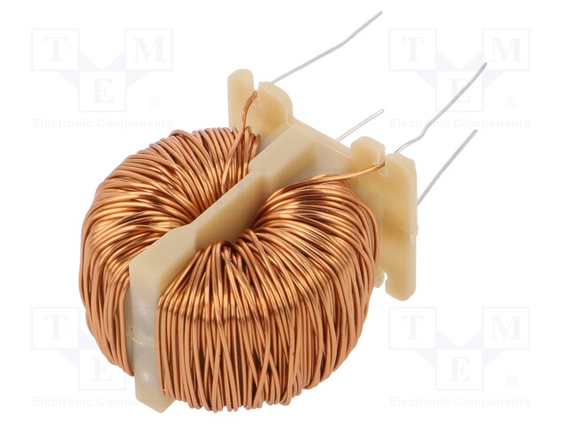 Inductor: wire; THT; 100mH; 2.4A; 366mΩ; 230VAC; 17.8x18mm; -20÷+50%