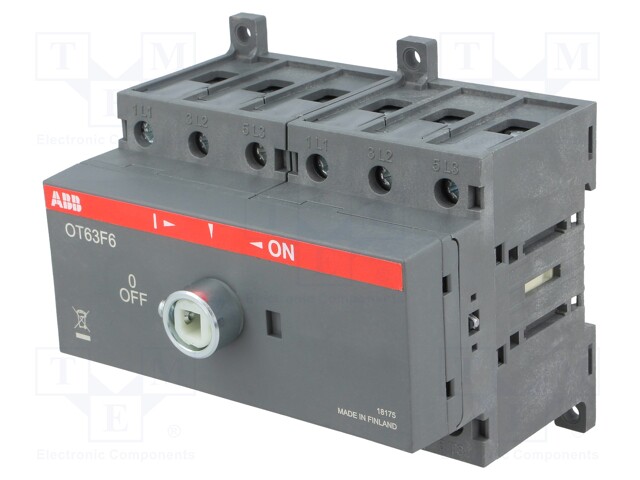 Switch-disconnector; Poles: 6; DIN; 63A; OT