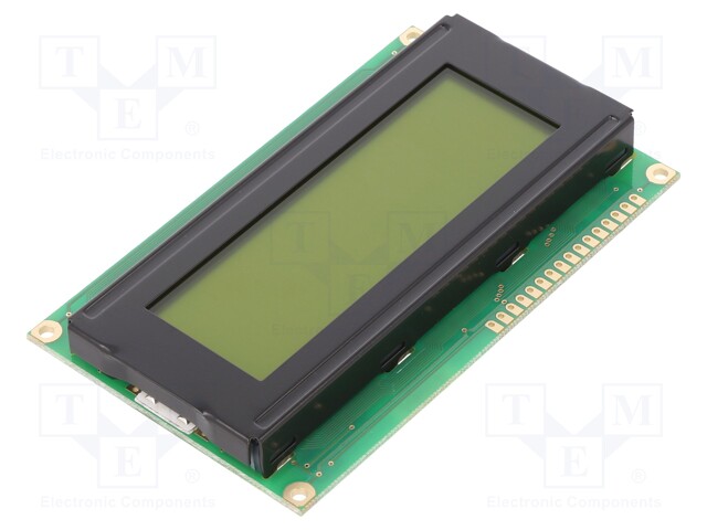 Display: LCD; alphanumeric; STN Positive; 20x4; 98x60x12.8mm; LED