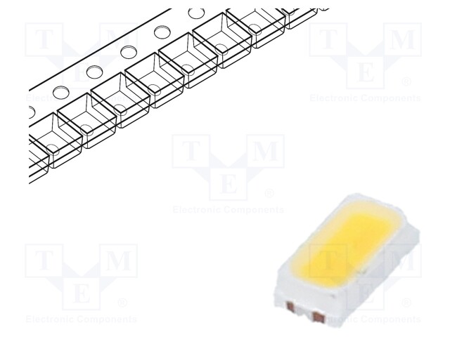 LED; SMD; 3014,PLCC2; white neutral; 10÷15lm; 3700-4250K; 80; 120°