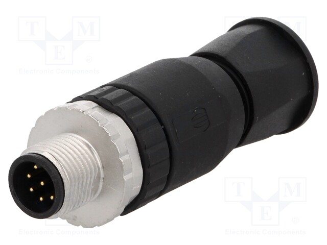 Plug; M12; PIN: 8; male; A code-DeviceNet / CANopen; for cable