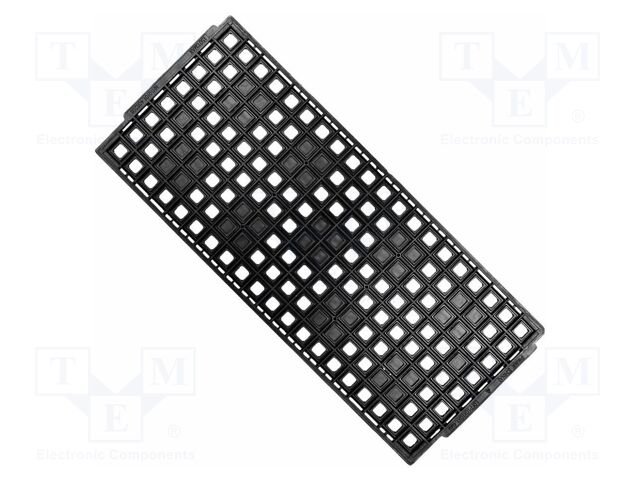 Electronic components tray; ESD; 10x10x1.4mm; black; LQFP