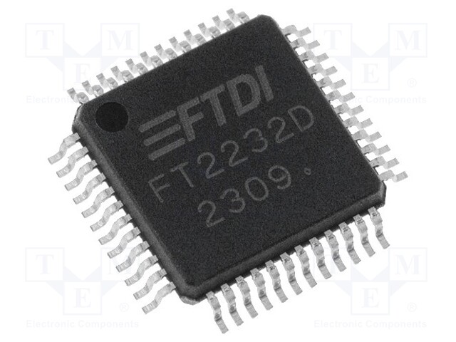 IC: interface; USB-UART x2, FIFO x2, MPSSE; Full Speed; 3.3÷5VDC