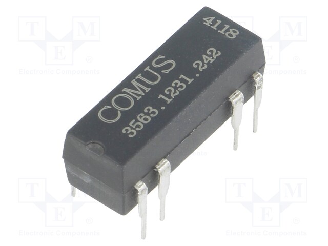 Relay: reed; SPDT; Ucoil: 24VDC; 400mA; max.100VDC; 5W; Rcoil: 2.15kΩ